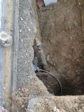 Odgušavanje kanalizacije - Zemljani radovi na zameni kanalizacione cevi